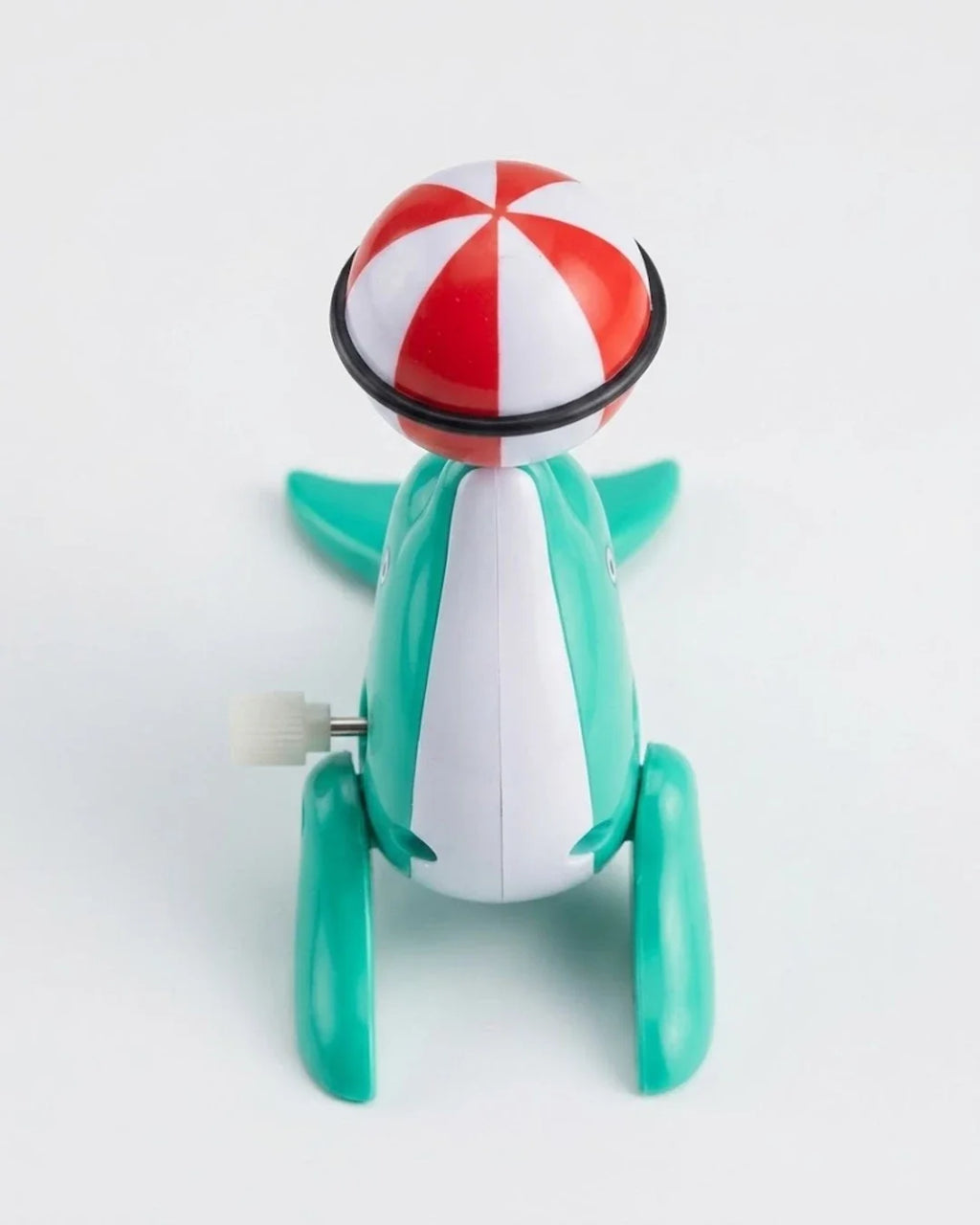 Cute Wind-Up Dolphin Toy with Spinning Ball | Classic Clockwork Toy for Kids