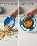 360° Rotating Anti-Spill Gyro Bowl - Spill-Proof Baby & Toddler Snack Bowl - Buy 2 Det 23% Off