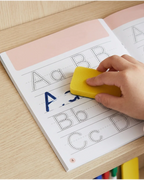 Reusable Magic Tracing Practice Workbook Set - Wipe-Clean Preschool Pen Control & Alphabet Learning Book