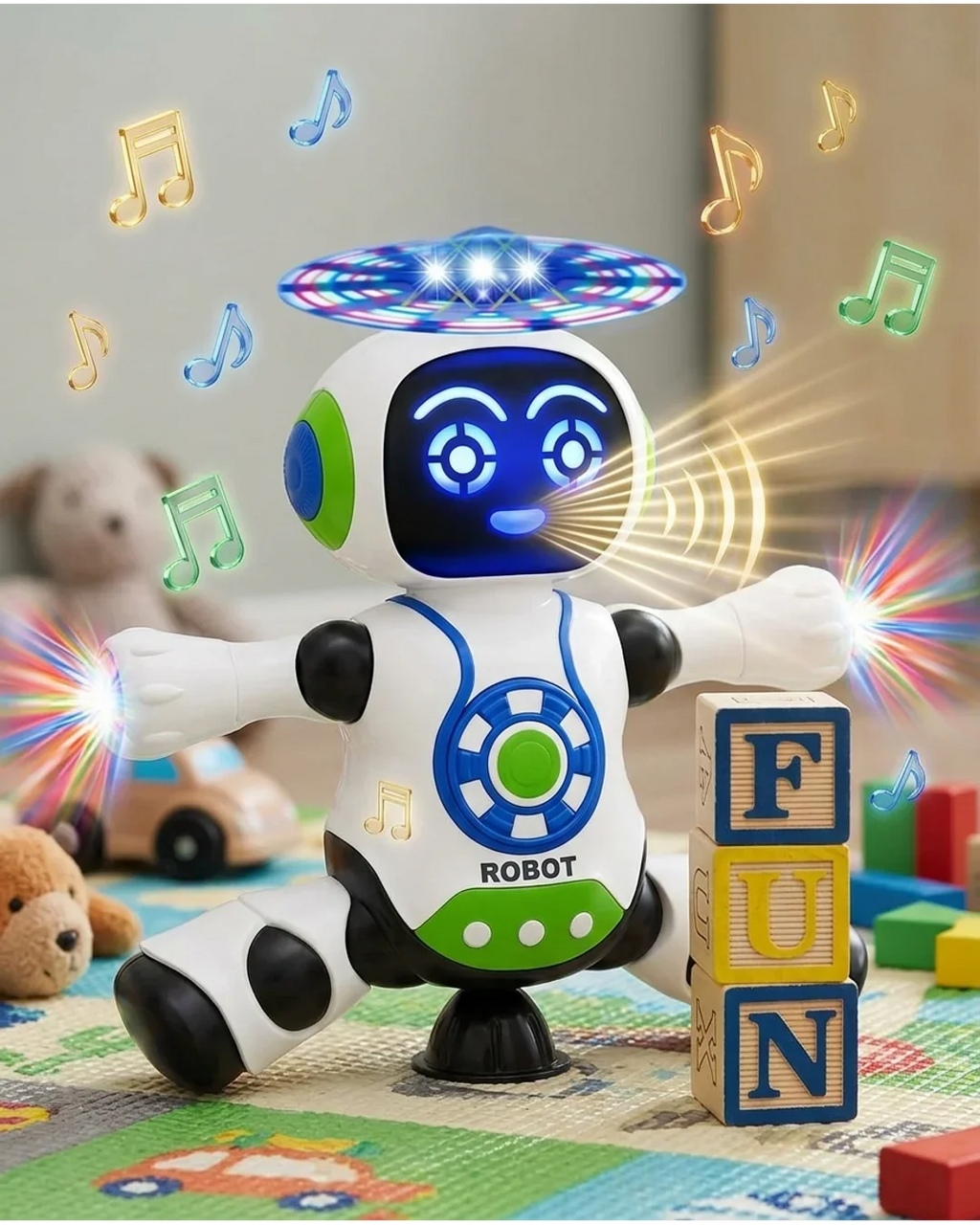 360° Rotating Dancing Robot Toy for Kids – Toy for Toddlers Boys & Girls