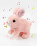 Interactive Electric Hopping Bunny Toy - Plush Walking & Musical Rabbit for Kids