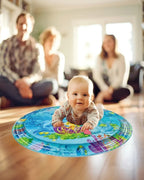 Inflatable Tummy Time Water Play Mat for Babies & Toddlers – Ocean Theme Sensory Cushion