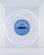 360° Flying Orb Ball Boomerang Spinner - RGB LED Hover Drone Toy for Kids & Adults