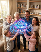 360° Flying Orb Ball Boomerang Spinner - RGB LED Hover Drone Toy for Kids & Adults