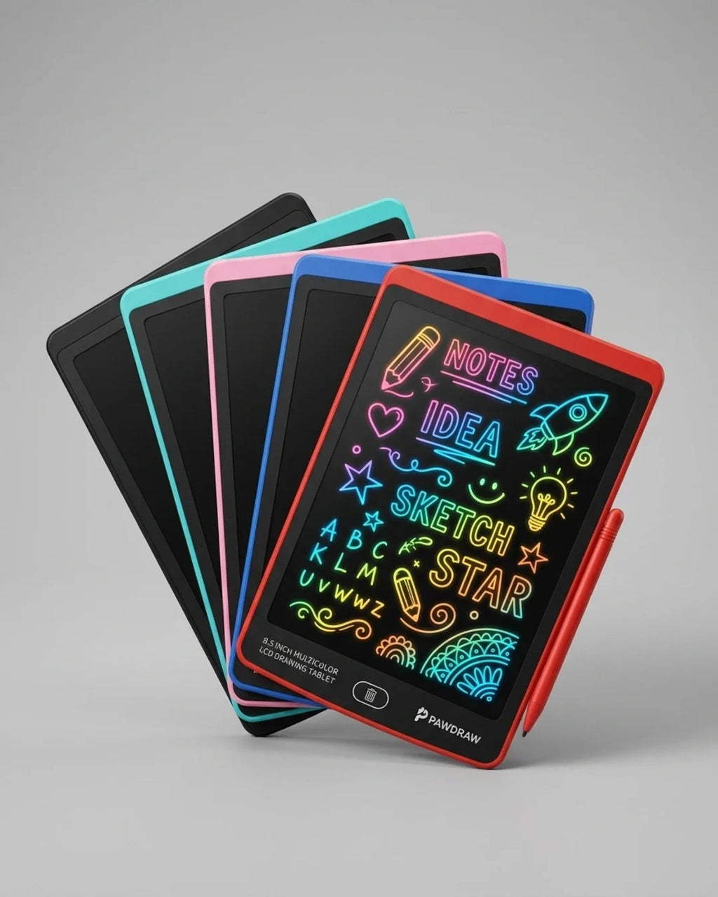 12 Inch LCD Writing Tablet Digital Graphic Drawing Pad Multicolor Electronic Doodle Board Portable Erasable Writing Slate with Stylus Pen for Kids & Adults