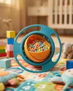 360° Rotating Anti-Spill Gyro Bowl - Spill-Proof Baby & Toddler Snack Bowl - Buy 2 Det 23% Off