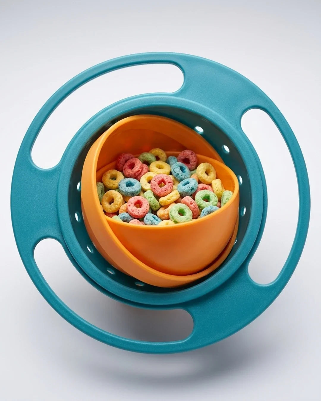 360° Rotating Anti-Spill Gyro Bowl - Spill-Proof Baby & Toddler Snack Bowl - Buy 2 Det 23% Off