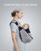 Ergonomic Baby Carrier Sling – Adjustable Breathable Air Mesh Wrap Carrier for Newborns to Toddlers (0–4 Years, Up to 20kg) | Multi-Position Hands-Free Baby Holder